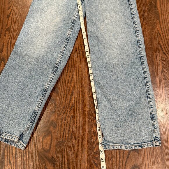 Abercrombie Kids High Rise Wide Leg Jeans Size 13/14 Blue - Picture 6 of 9